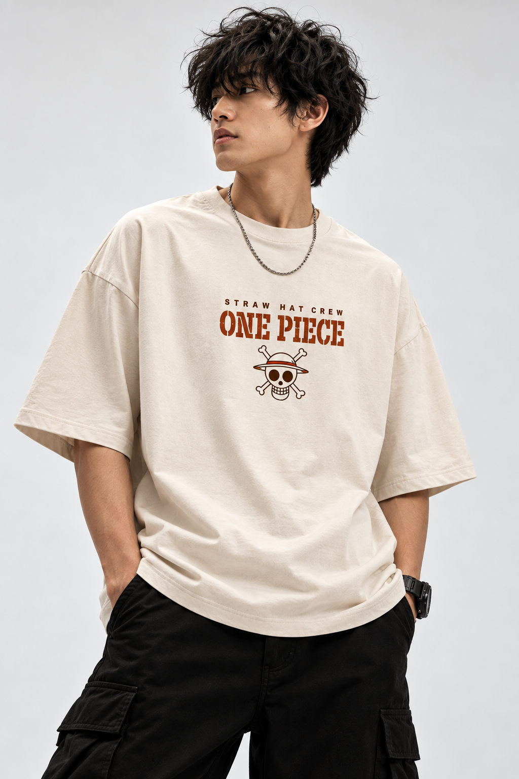 Luffy Anime Oversized Tee