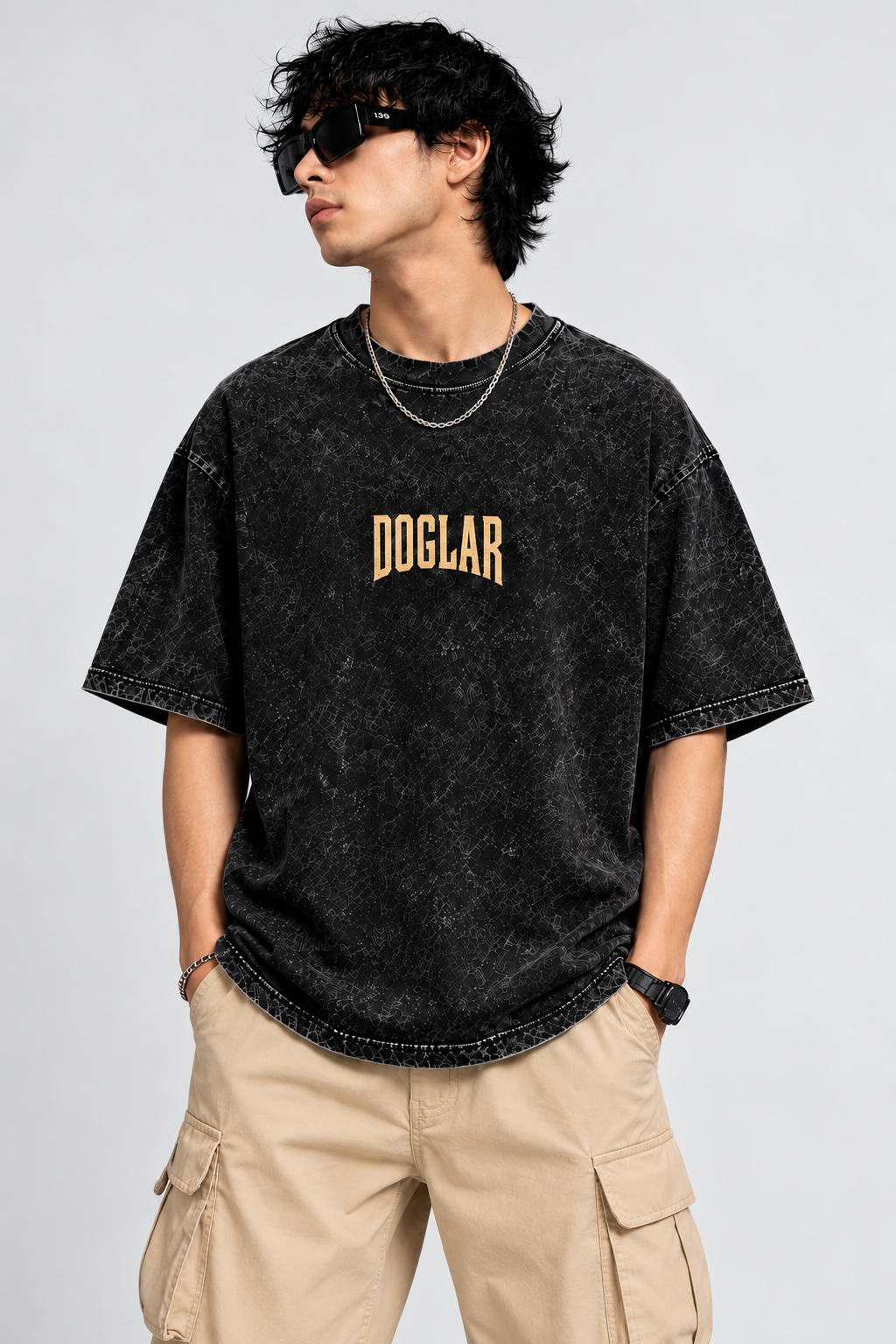 Doglar Acid Washed Tee