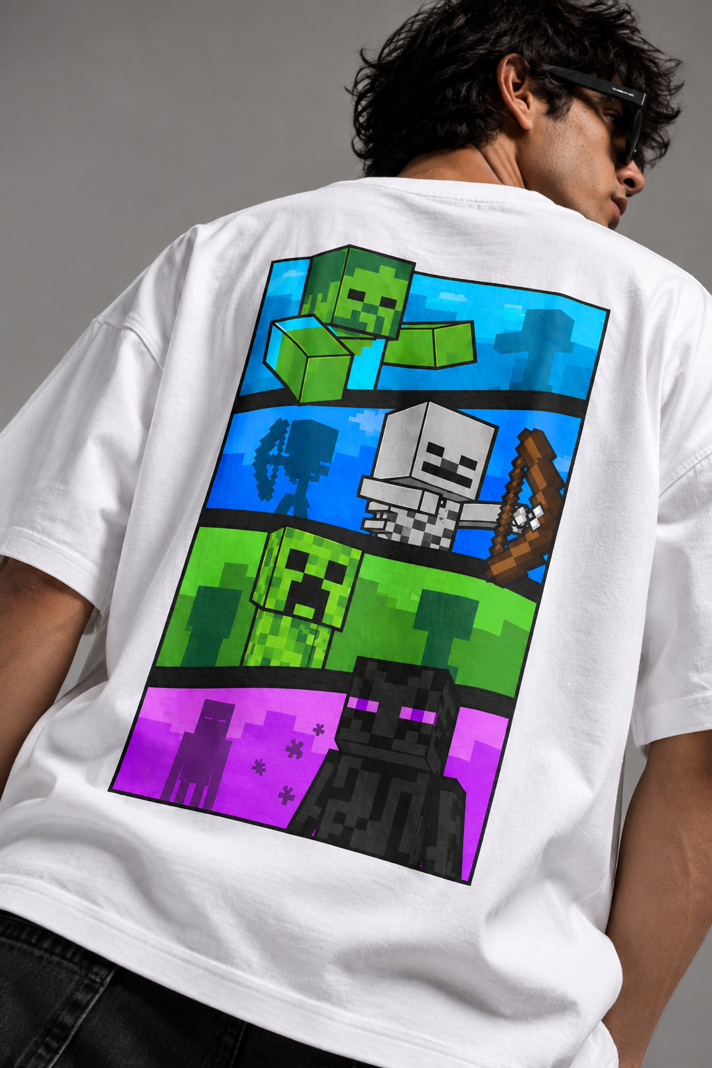 Pixel Realm Oversized Tee